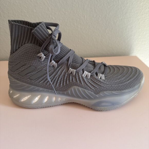 Adidas Crazy Explosive 2017 Primeknit \'Grey\' US Mens Size 8 Basketball Shoes main image 7